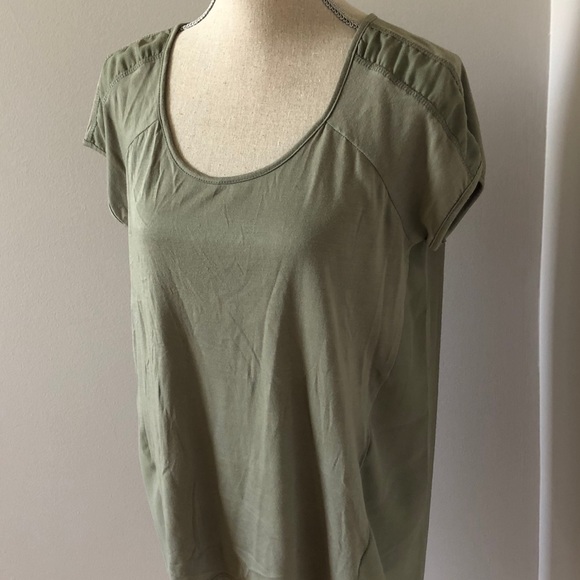 Mur Mur Mixed Media Tunic Top - Picture 2 of 9